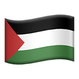 The Palestinian flag.